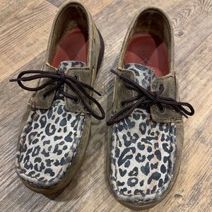 Twisted X | Cheetah moccasins size 9M